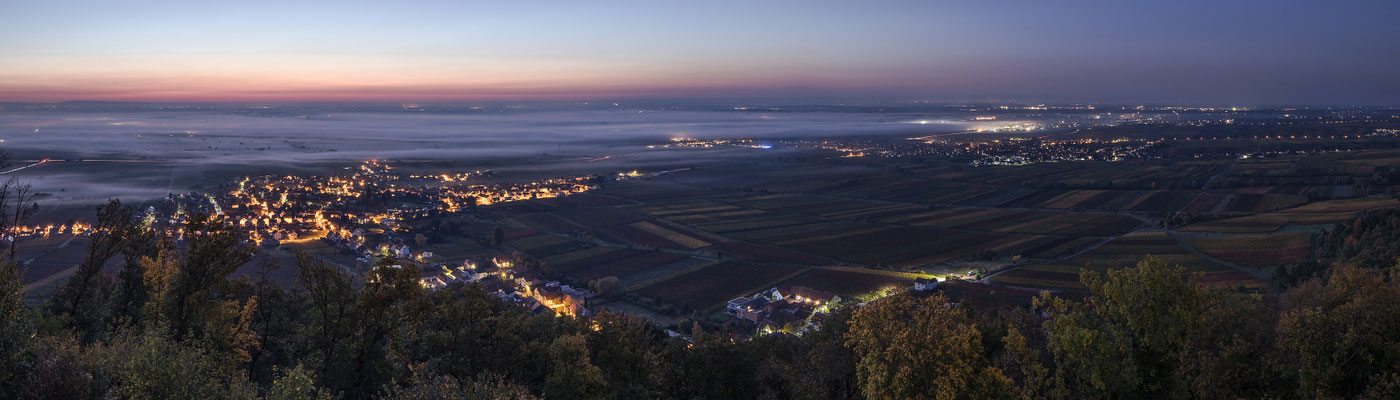 Morgenstimmung über der Rheinebene