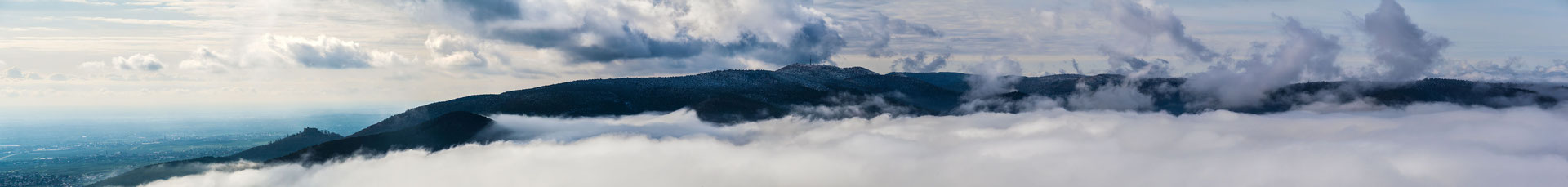 Winterlicher Blick nach Süden