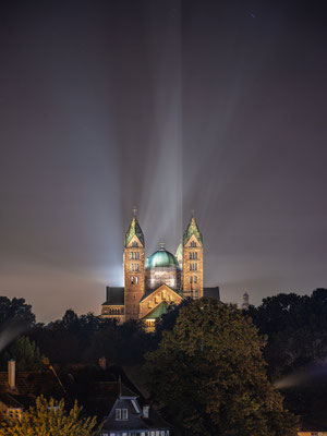 Leichter Morgennebel am Speyerer Dom
