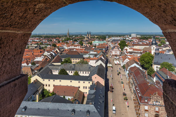 Blick über Speyer vom Turm des Domes