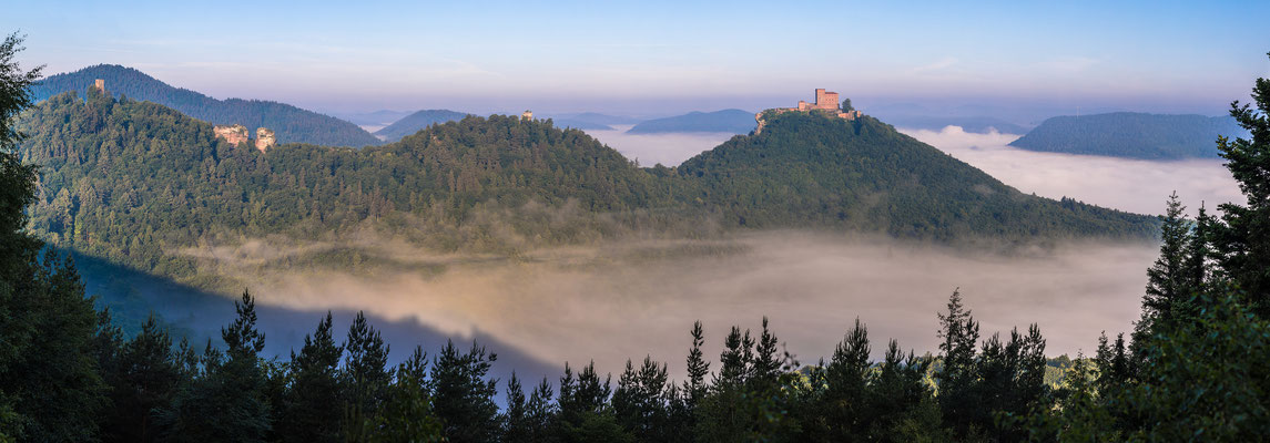 Trifels im Nebel