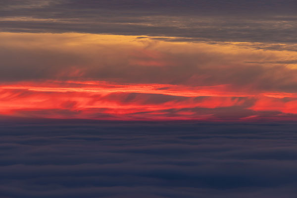 Kurz vor Sonnenaufgang auf der Kalmit ...