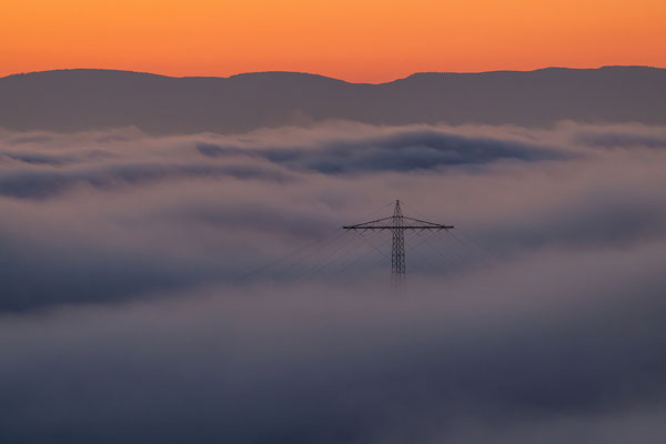 Nebelmorgen am Luitpoldturm