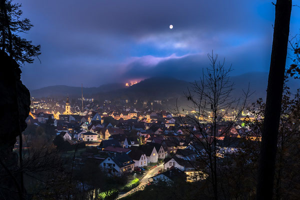 Vollmond über Dahn