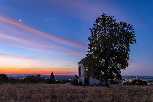 Schöner Morgenhimmel über Neustadt