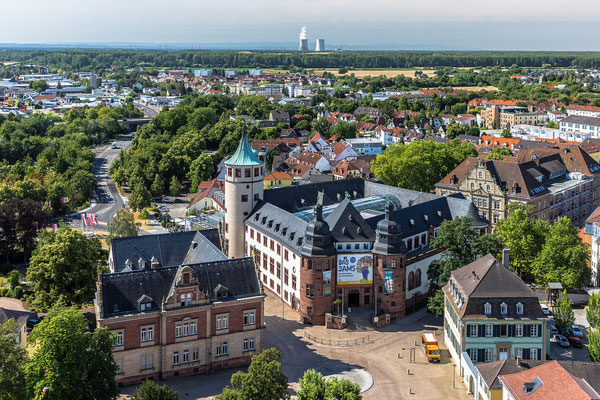 Blick über Speyer vom Turm des Domes