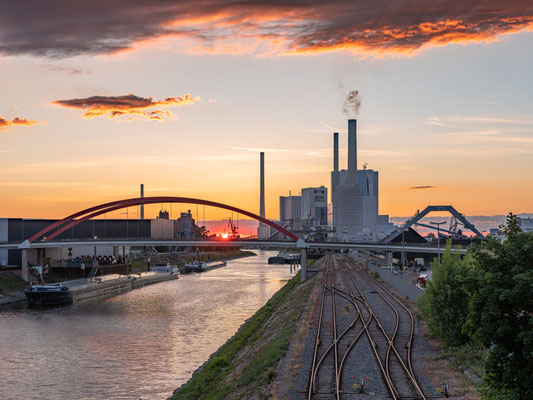 Sonnenuntergang am GKM