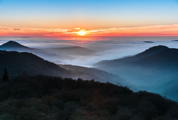 Sonnenuntergang am Luitpoldturm