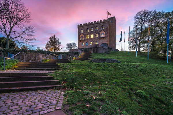 Abenstimmung am Hambacher Schloss