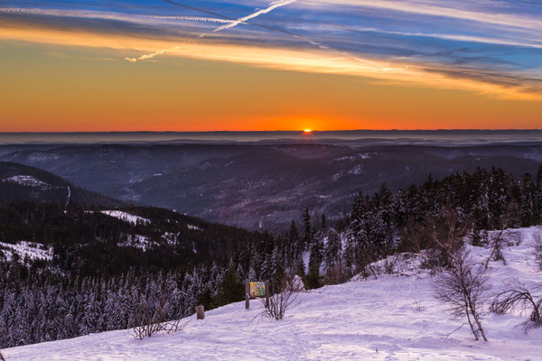 Sonnenaufgang an der Hornisgrinde