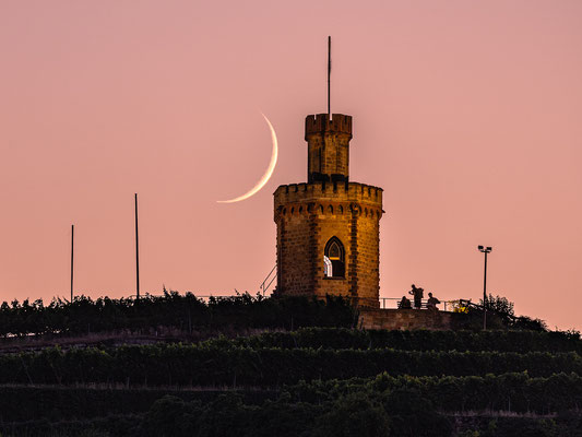Mondsichel am Flaggenturm