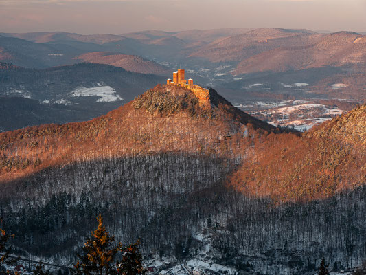 Winterabend auf dem Rehbergturm
