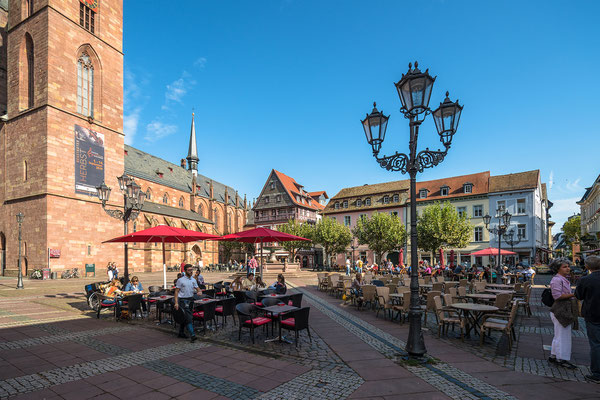 Auf dem Neustadter Marktplatz ....