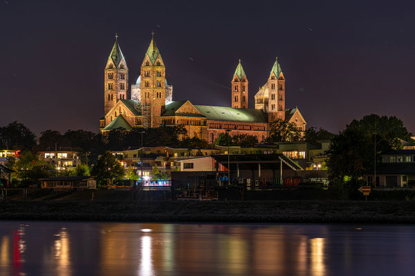 Speyerer Dom bei Nacht