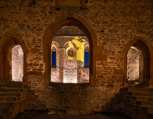 Nachts in der Klosterruine Limburg