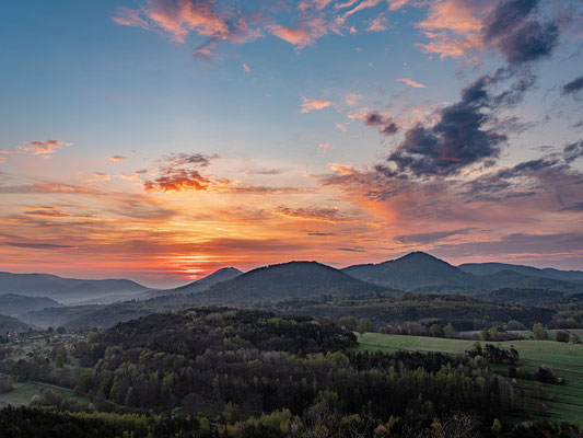 Sonnenaufgang an den Geiersteinen