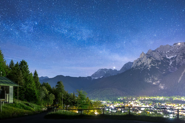 Milchstraße über Mittenwald