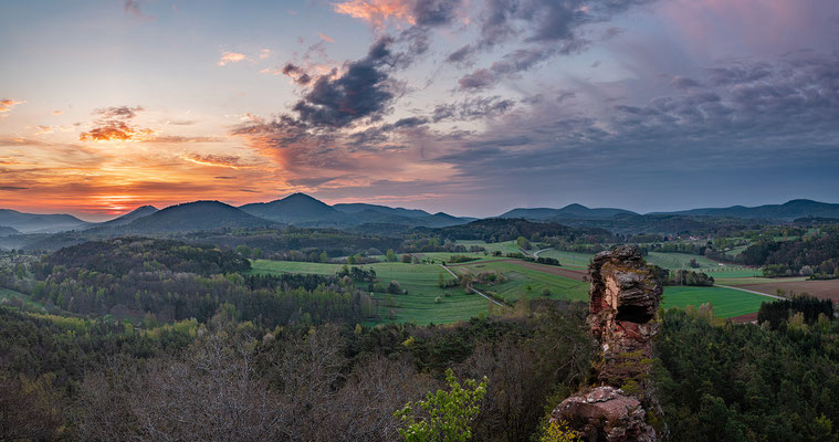 Sonnenaufgang an den Geiersteinen