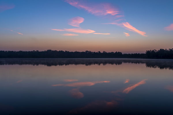 Morgendämmerung am Lambsheimer Weiher