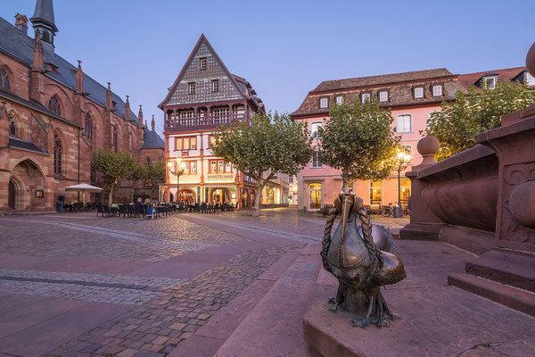 Marktplatz mit Elwetritsche in Neustadt