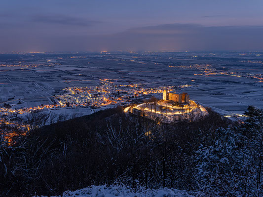 Winterabend auf dem Sühnekreuz