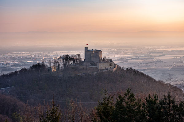 Hambacher Schloss im Morgenlicht