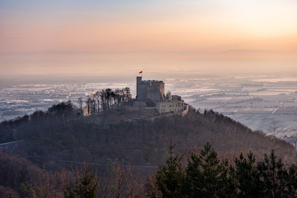 Hambacher Schloss im Morgenlicht