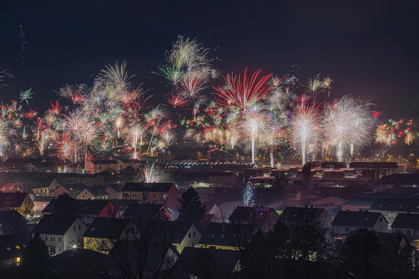 Jahreswechsel über Neustadt