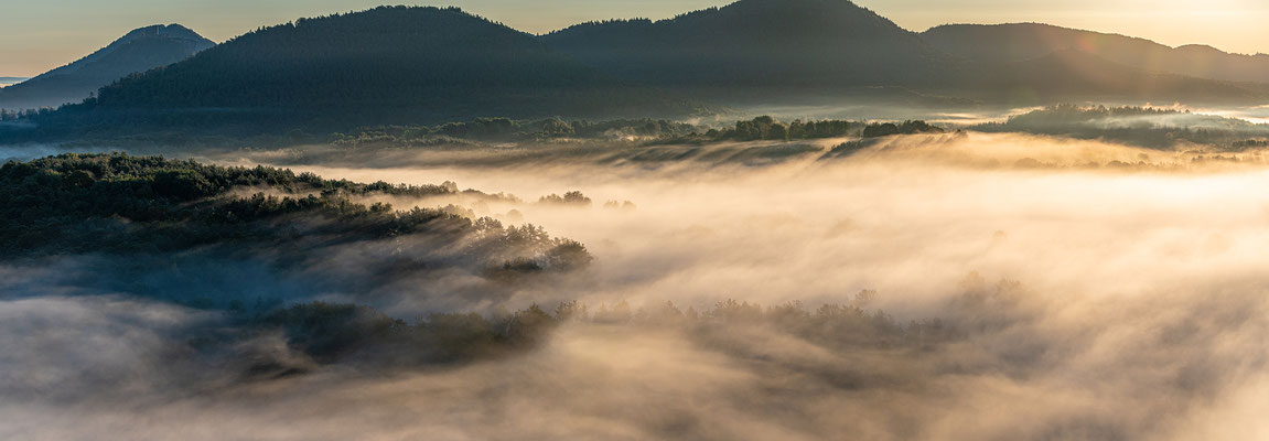 Nebelmorgen an den Geiersteinen