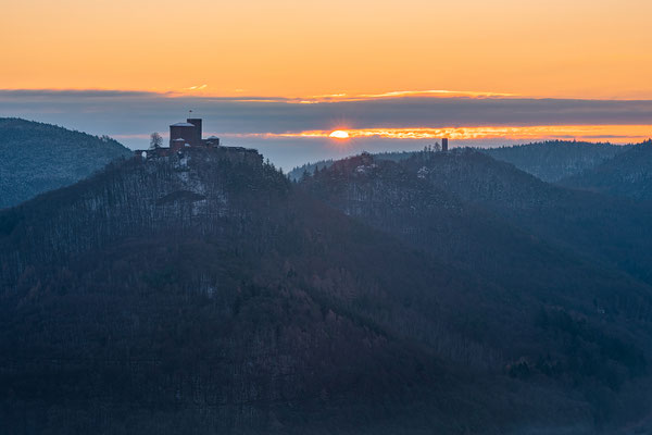 Wintermorgen auf dem Sommerfels
