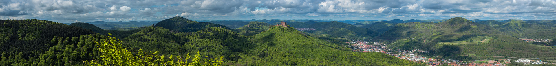 Panoramablick vom Hohenberg