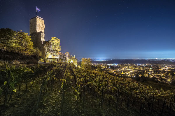 Sternenklare Nacht an der Wachtenburg