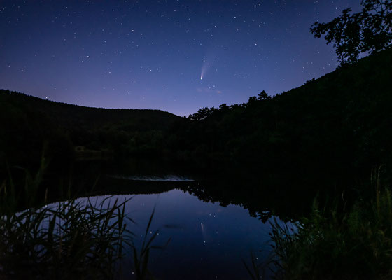 Komet Neowise bei Sankt Martin