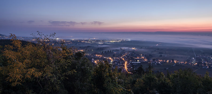 Morgenstimmung über der Rheinebene