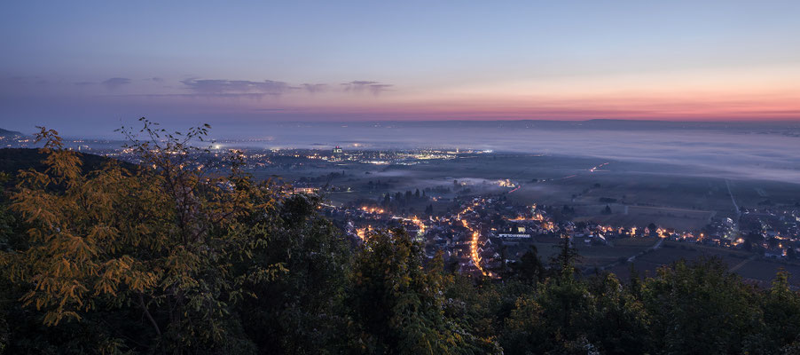 Morgenstimmung über der Rheinebene
