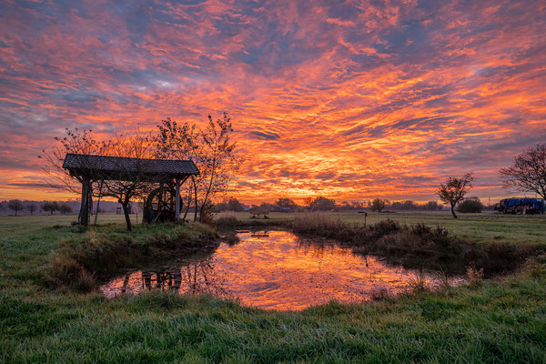 Sonnenaufgang bei Ottersheim