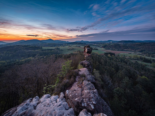 Sonnenaufgang an den Geiersteinen