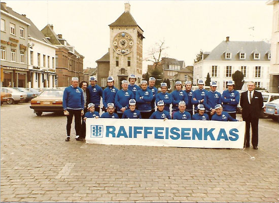 21-maa-1982 - Beginjaar van Willy Daems. Toen nog KLBC in Lier. Op het Zimmerplein in Lier.