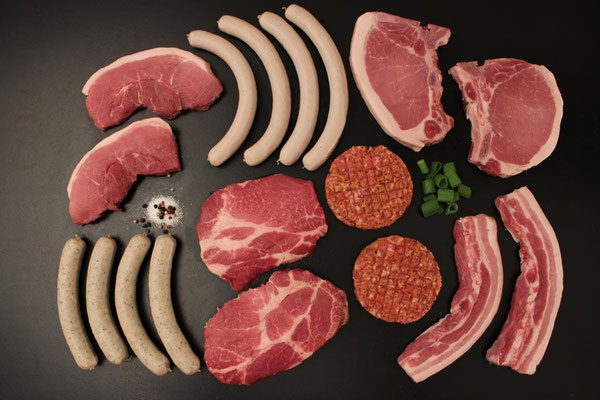 Fleisch von glücklichen Tieren