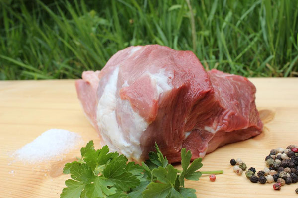 Weideschwein Nuss als Brater oder um selbst Schnitzel zu schneiden