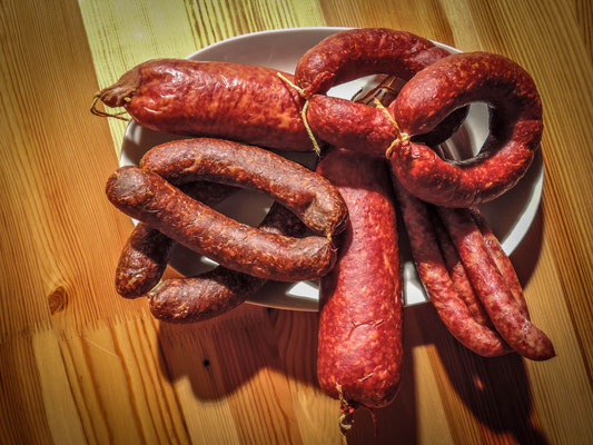 Geräucherte Weideschwein Salami