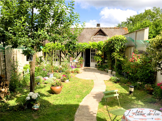 Jardin de l'Atelier de Tess - Petit-déjeuner