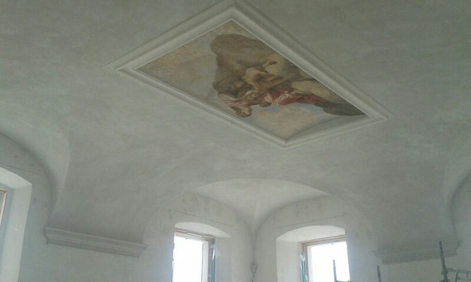 Affresco completato e ritoccato