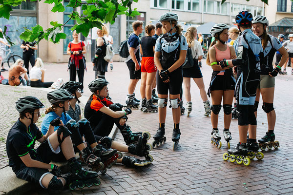 Skate by Night. 15. Juli 2021 in Hildesheim. Foto: Larissa Alija