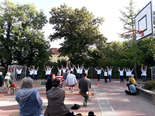 Chor vom Berge meets Lastenrad. 20. September 2020 in Moritzberg