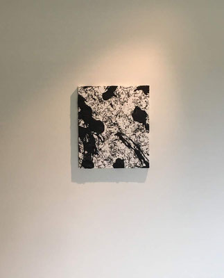Strokes / Inkjet print and acrylic on canvas / 455x530mm [F10] / 2018