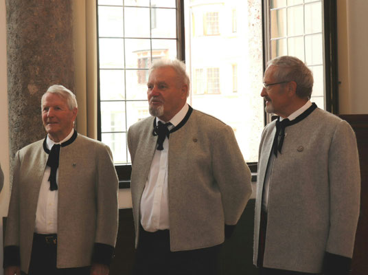 21. Juni 2019: Geburstags-Ständchen für unseren Innsbrucker Bürgermeister Georg Willi - Hubert Reiser