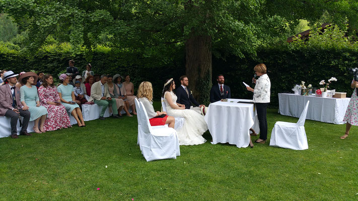 08. Juni 2019: Hochzeit - Bei der Trauung