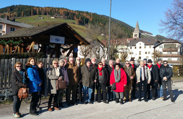 30. November 2019: Adventmarktsingen in Sarnthein - Nach der Ankfunft