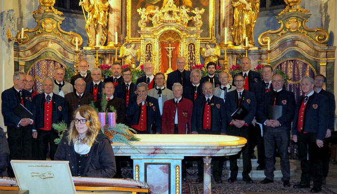 17. Dezember 2017: Absamer Adventsingen - MännerChöreVereinigung Innsbruck und Umgebung